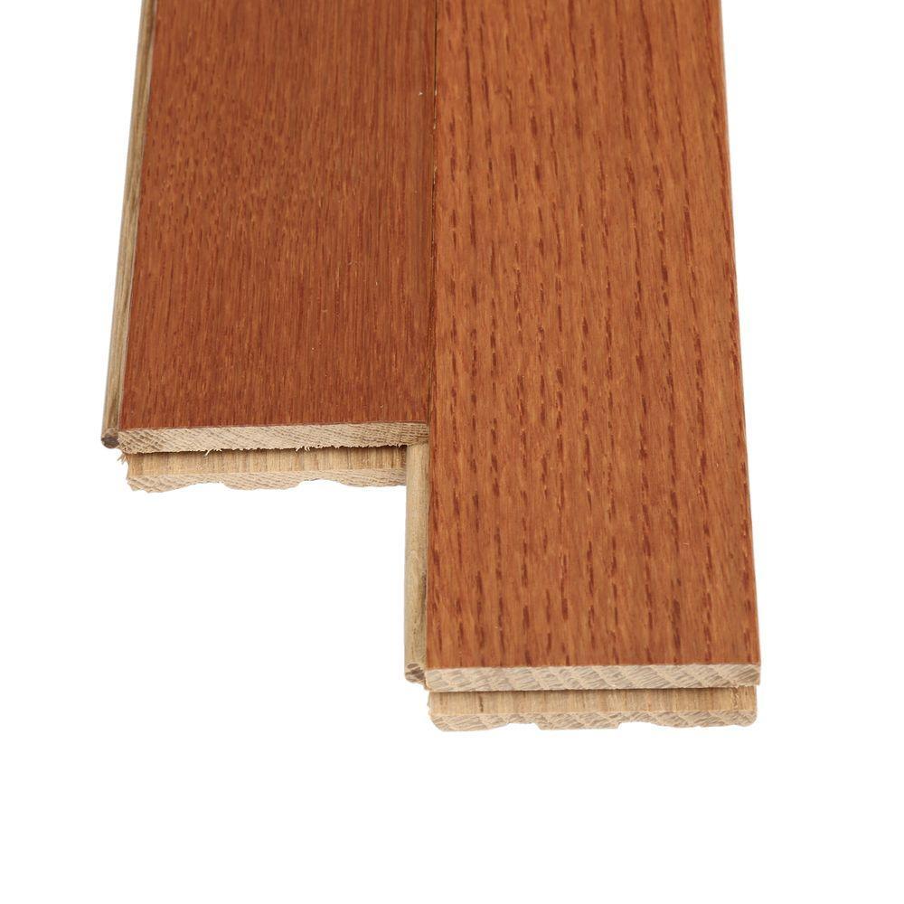 Bruce American Originals Copper Dark Red Oak 3/4 in. T x 2-1/4 in. W x Varying L Solid Hardwood Flooring (20 sq. ft. /case)