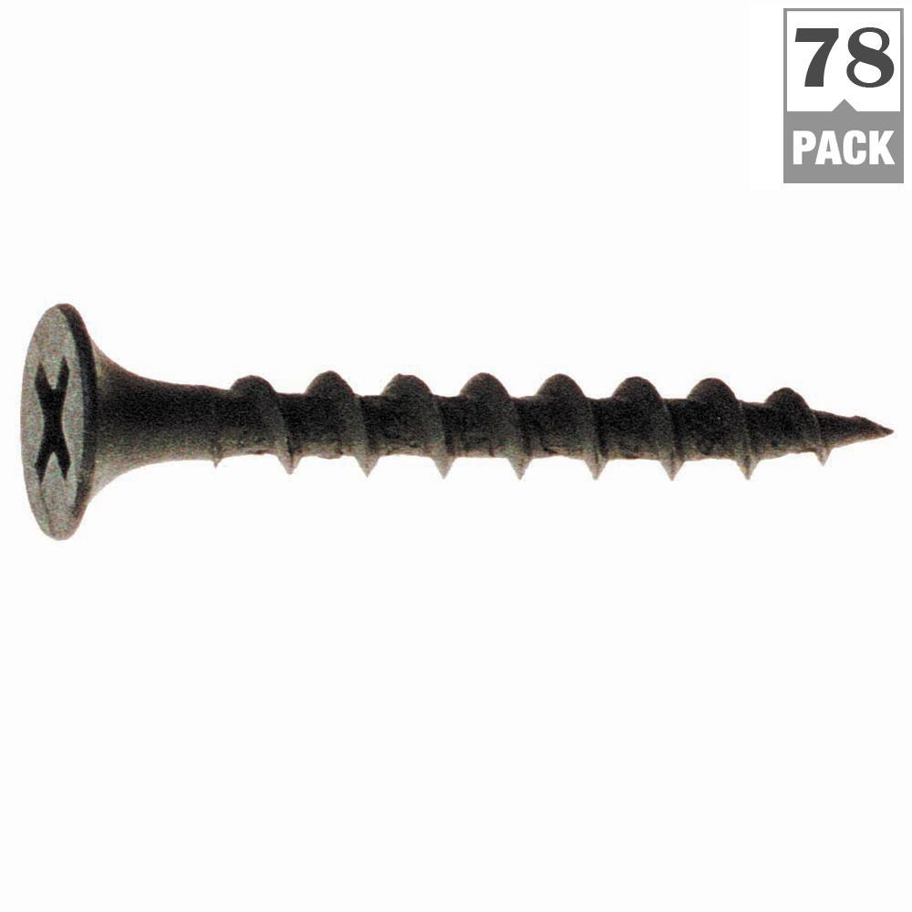 #8 x 3 in. Philips Bugle-Head Coarse Thread Sharp Point Drywall Screws (1 lb.-Pack) - Super Arbor