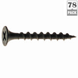 #8 x 3 in. Philips Bugle-Head Coarse Thread Sharp Point Drywall Screws (1 lb.-Pack) - Super Arbor
