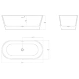 67 in. Glossy White Acrylic Bathtub - Modern Flat Bottom Stand Alone Tub - Luxurious SPA Tub - Super Arbor