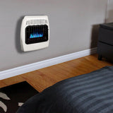 10,000 BTU Blue Flame Vent Free Liquid Propane Wall Heater - Super Arbor