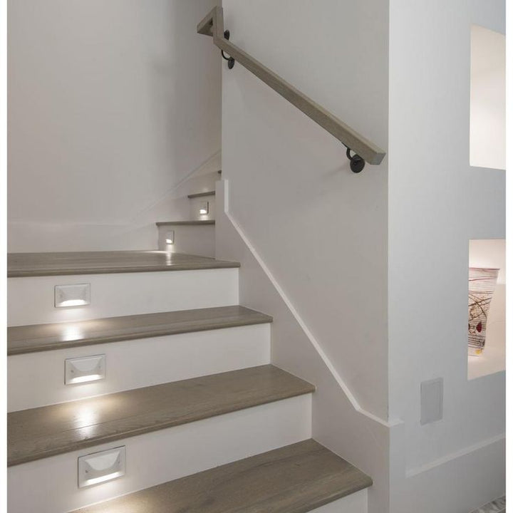 1-Light White LED Step Light/Wall Light