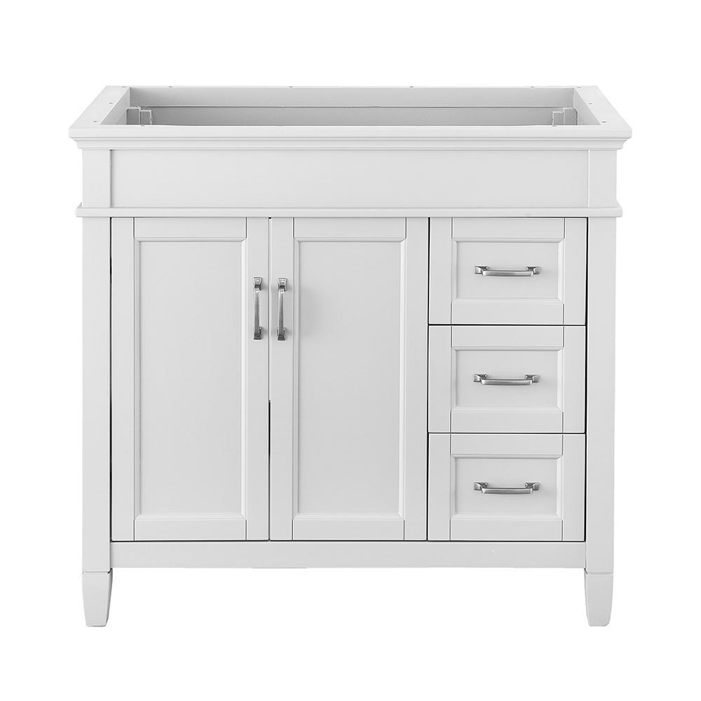 Ashburn 24 in. W x 21.63 in. D Vanity Cabinet in White - Super Arbor