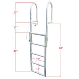 Extreme Max Sliding Dock Ladder - 5-Step - Super Arbor