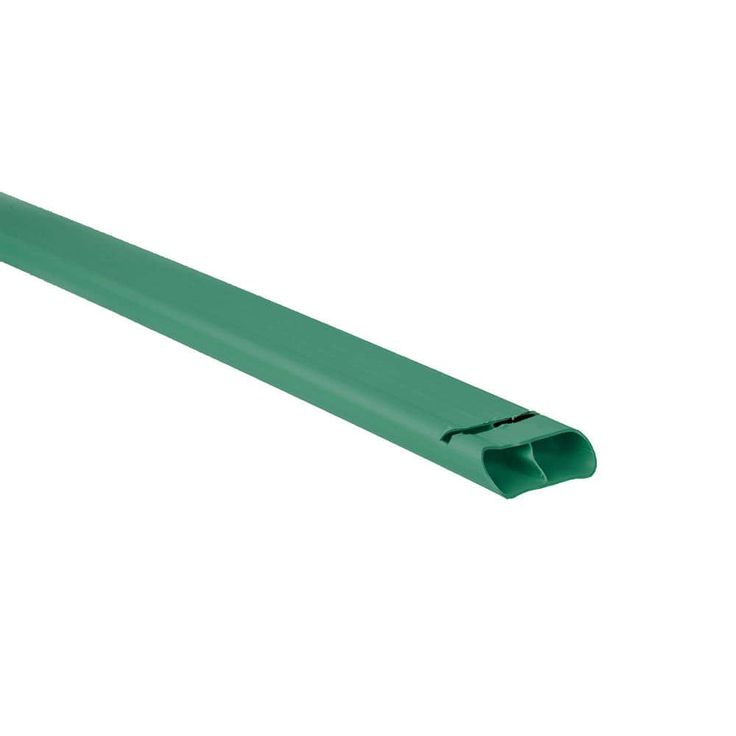 Everbilt 72 in. x 10 ft. Green Permalock Double Wall Fencing Slats