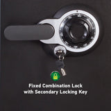 SFW123DTB 1.23 cu. ft. Fireproof Safe and Waterproof Safe with Dial Combination - Super Arbor