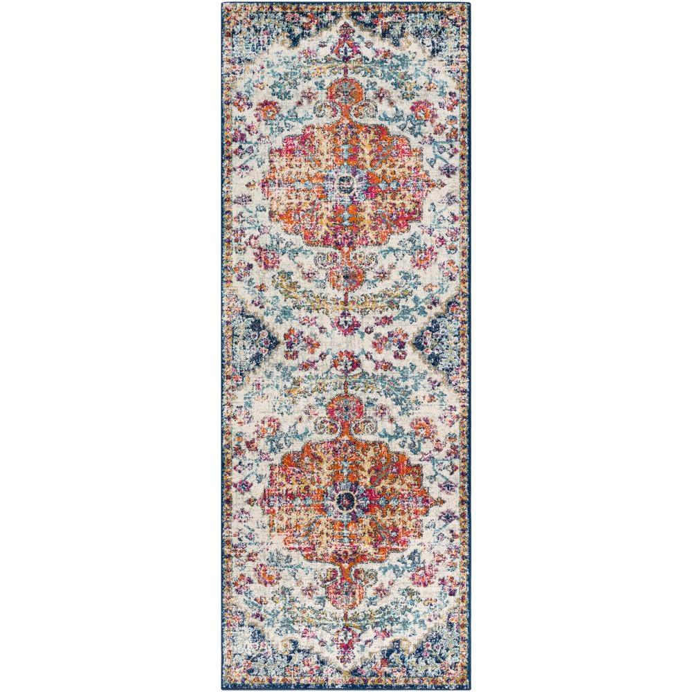 Demeter Ivory 8 ft. x 10 ft. Abstract Area Rug - Super Arbor