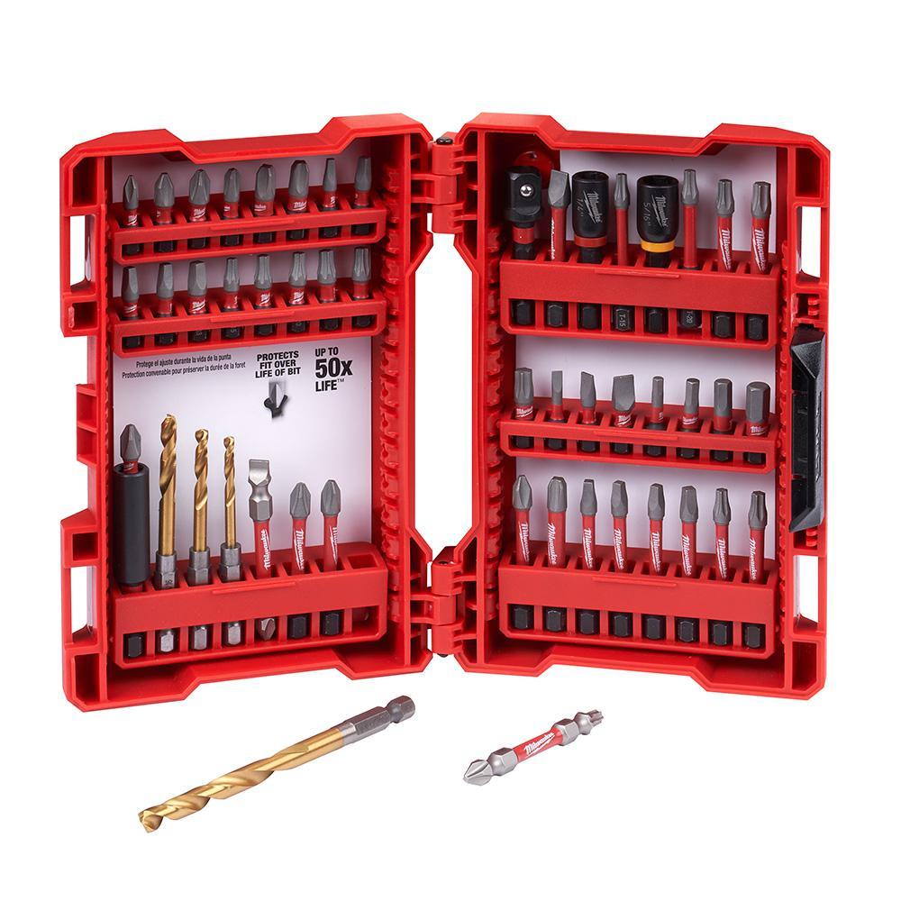 SHOCKWAVE IMPACT DUTY Driver Bit Set (55-Piece) - Super Arbor
