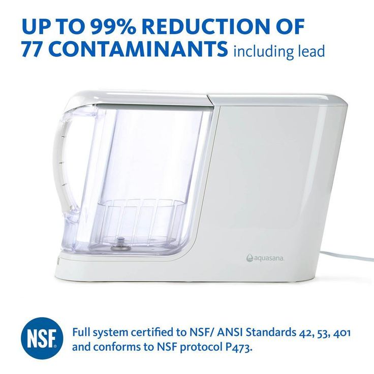 Clean Water Machine with Pitcher in White
