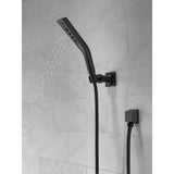 Pivotal 3-Spray 1.8 in. Single Wall Mount Handheld H2Okinetic Shower Head in Matte Black - Super Arbor