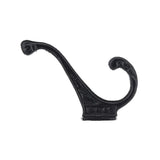 4-21/32 in. (118 mm) Matte Black Decorative Hook