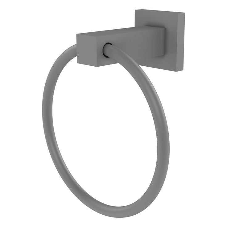 Allied Brass Montero Matte Black Wall Mount Towel Ring