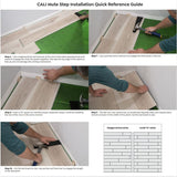 CALI Mute step Aged Hickory Brown 20-mil x 7-in W x 48-in L Waterproof Interlocking Luxury Vinyl Plank Flooring (24.03-sq ft/ Carton)