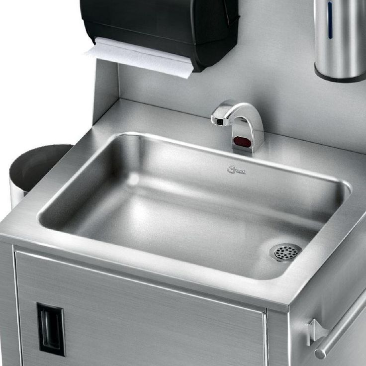 22 in. x 27 in. Portable Handwash Station, Self-Contained, Hot/Cold Water, Sensor Faucet, Sensor Towel & Soap Disp