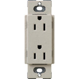 Claro 15 Amp Duplex Outlet, White - Super Arbor