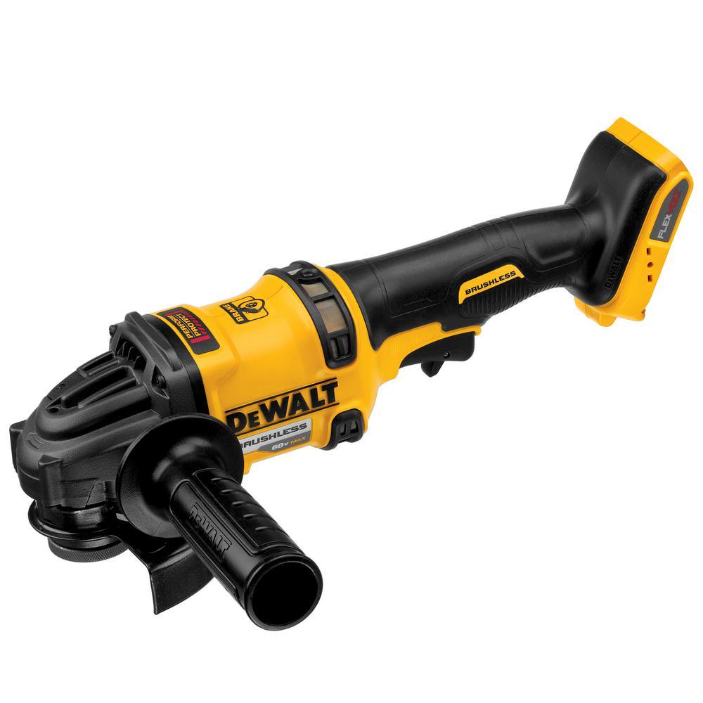 FLEXVOLT 60-Volt Lithium-Ion Cordless 9 in. Construction Saw w/ (2) FLEXVOLT Batteries, Bonus 4-1/2 in. Angle Grinder - Super Arbor