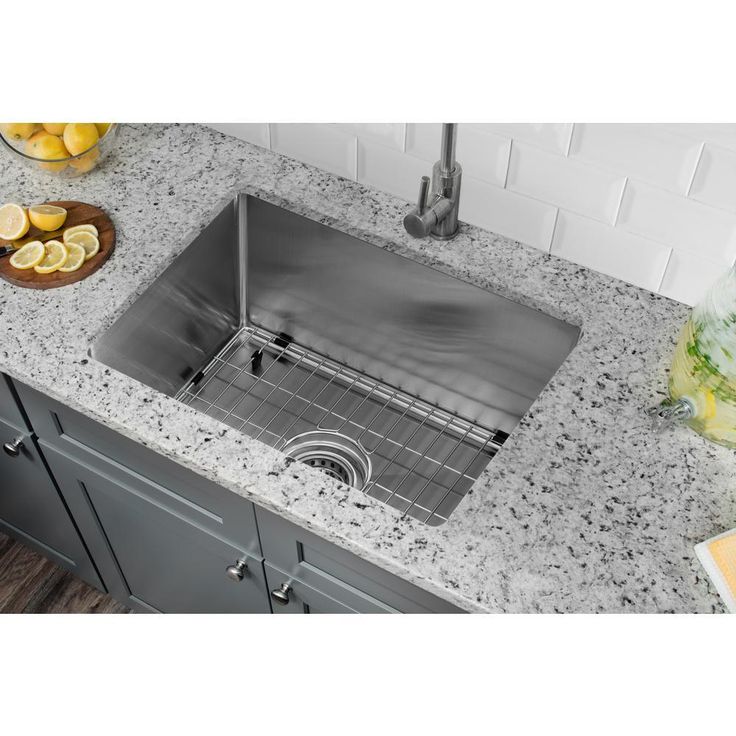 Undermount Stainless Steel 15 in. 16-Gauge Bar Sink in Brushed Stainless with Gooseneck Kitchen Faucet