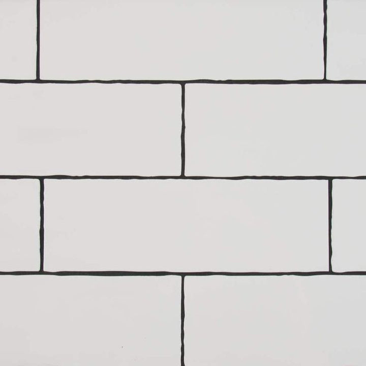 MSI White Crafted 3 in. x 12 in. Glossy Ceramic White Subway Tile (13 sq. ft. / case)