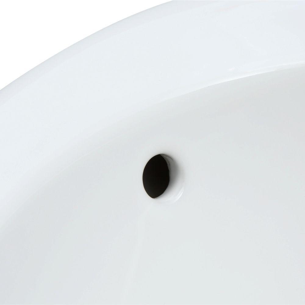Cornice Wall-Mount Bathroom Sink in White - Super Arbor