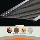 4 ft. L x 6 in. W Stainless Steel Micro-Mesh Gutter Guard (3-Pack) - Super Arbor