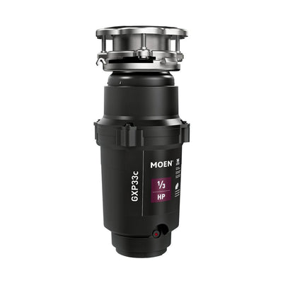 MOEN Lite Series 1/3 HP Continuous Feed Garbage Disposal with Power Cord and Universal Mount - Super Arbor