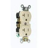 20 Amp Commercial Grade Duplex Outlet, Light Almond - Super Arbor