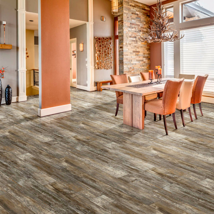 Congoleum AirStep Advantage Reminisce Counting Stars Wood-Look Low-Gloss Sheet Vinyl, 12-ft Width, Cut-to-Length