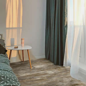 Congoleum AirStep Advantage Reminisce 12-ft W x Cut-to-Length Counting Stars Wood Look Low-Gloss Finish Sheet Vinyl