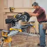 15 Amp Corded 12 in. Double-Bevel Compound Miter Saw with Heavy-Duty Stand - Super Arbor