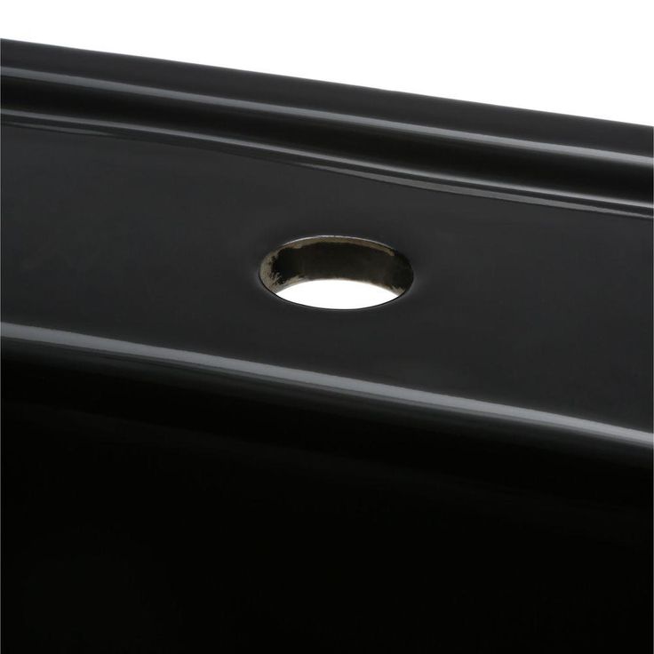 Foremost Structure Suite 20-5/80 in. Pedestal Sink Basin in Black