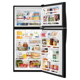 Whirlpool 18-cu ft Top-Freezer Refrigerator - White (Ice Maker Kit Sold Separately) - Super Arbor
