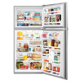Whirlpool 18-cu ft Top-Freezer Refrigerator - White (Ice Maker Kit Sold Separately) - Super Arbor