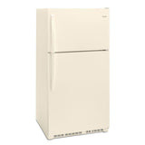 Whirlpool 20.5-cu ft Top-Freezer Refrigerator with Optional Ice Maker Kit- White - Super Arbor