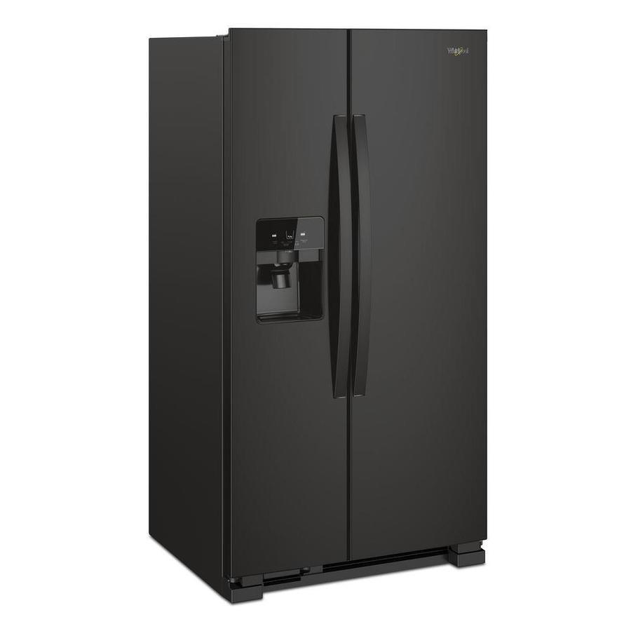 Whirlpool 21.4-cu ft Side-by-Side Refrigerator with Ice Maker (Fingerprint-Resistant Stainless Steel) - Super Arbor
