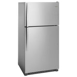 Whirlpool 20.5-cu ft Top-Freezer Refrigerator with Optional Ice Maker Kit- White - Super Arbor