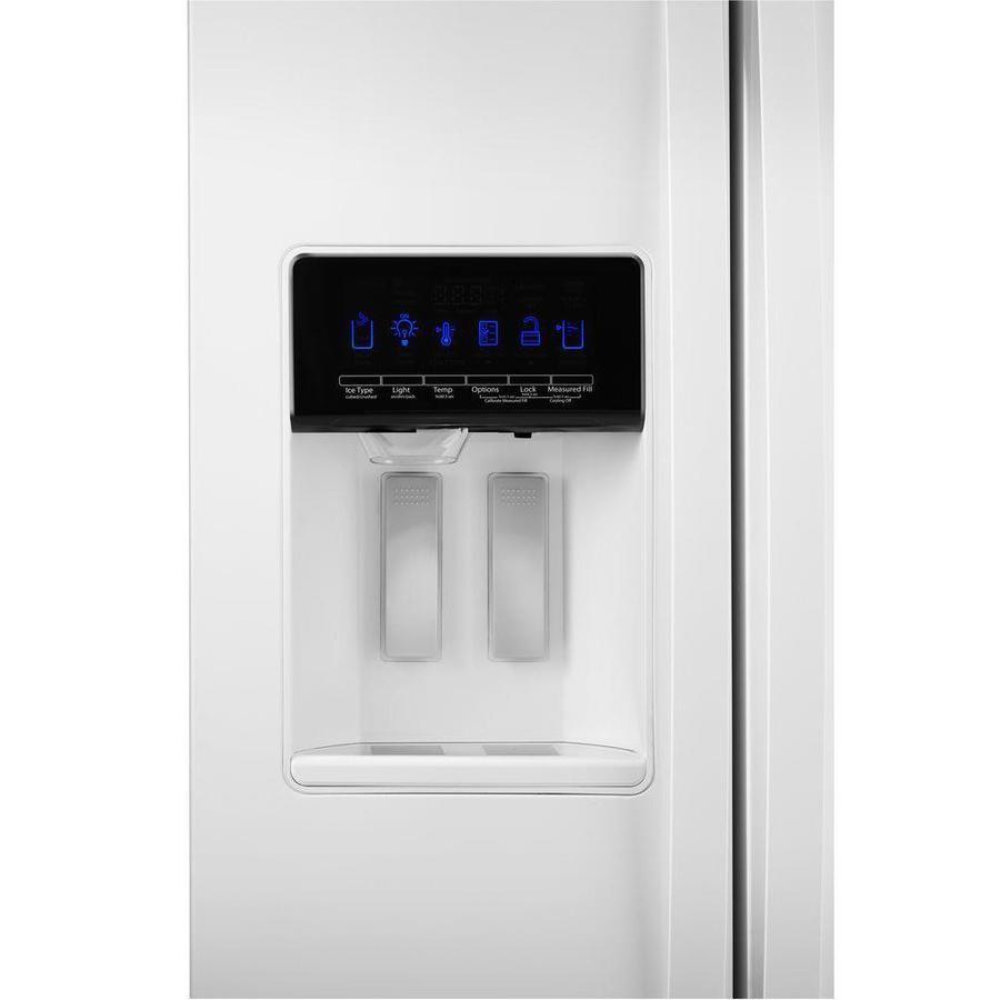 Whirlpool 28.4-cu ft Side-by-Side Refrigerator with Ice Maker (Fingerprint-Resistant Stainless Steel) - Super Arbor