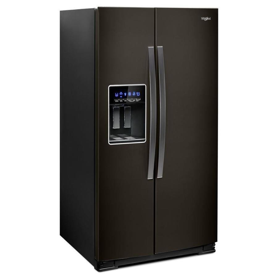 Whirlpool 28.4-cu ft Side-by-Side Refrigerator with Ice Maker (Fingerprint-Resistant Stainless Steel) - Super Arbor