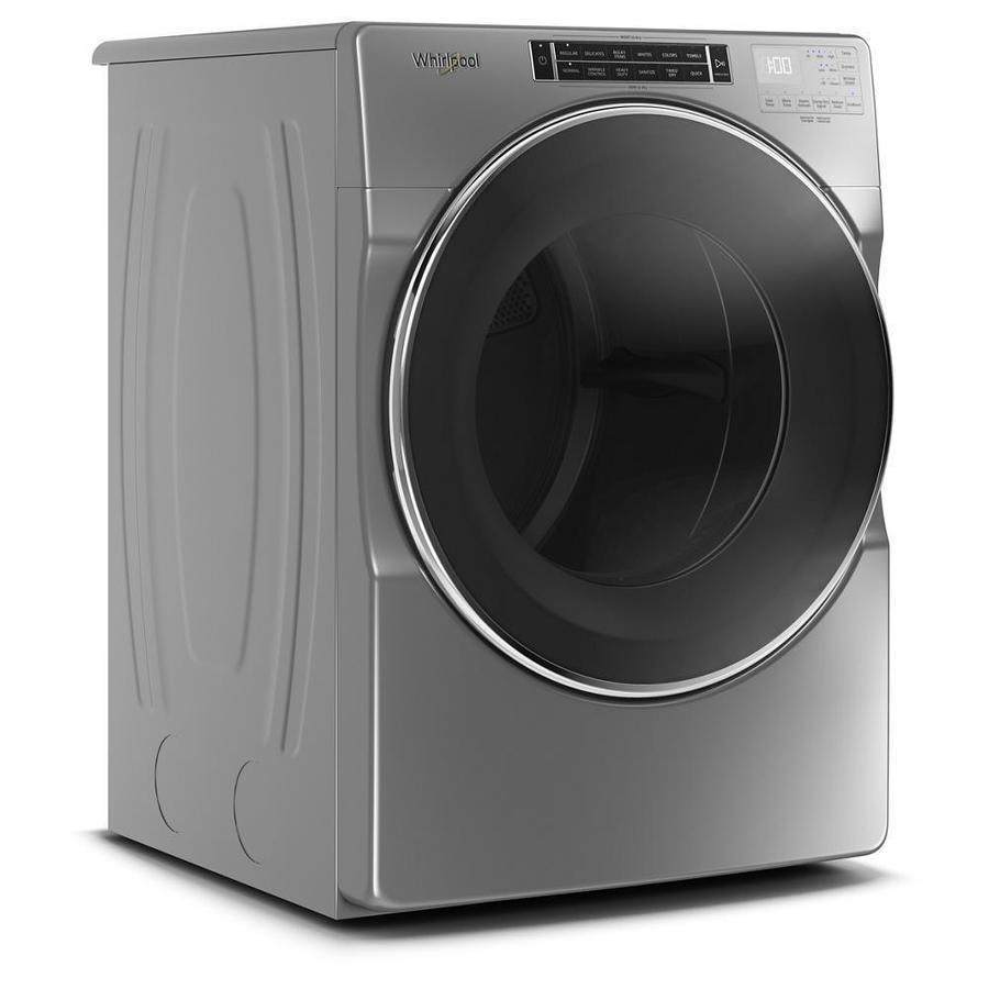 Whirlpool 7.4-cu ft Front Load Stackable Vented Electric Dryer with Steam Cycles - White - Super Arbor