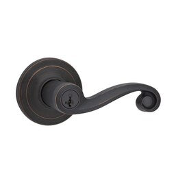 Kwikset Ashfield Venetian Bronze Smartkey Universal Keyed Entry Door Handle - Super Arbor