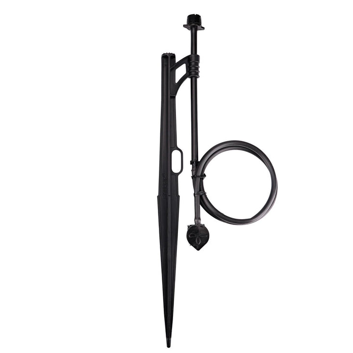 Raindrip Adjustable Flow Bubbler Assembly for 1/4 in. Tubing with Self-Piercing Clamp, 13 in. Stake, 1-Pack