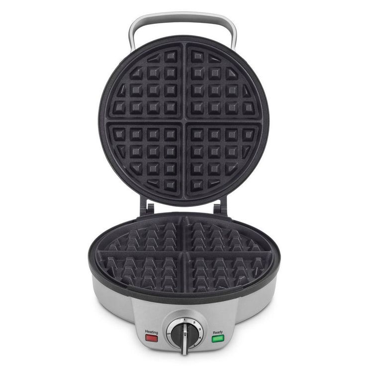 Single Waffle Stainless Steel Belgian Waffle Maker
