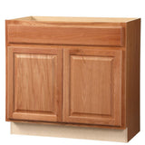 Hampton Assembled 24 x 34.5 x 21 in. Bathroom Vanity Base Cabinet in Natural Hickory