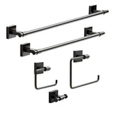 Franklin Brass Maxted Flat Black Wall Mount Single Post Toilet Paper Holder - Super Arbor