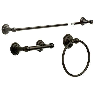 Delta 3-Piece Providence Venetian Bronze Decorative Bathroom Hardware Set