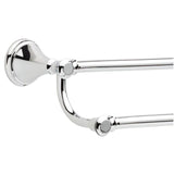 Delta  Cassidy 24-in Double Chrome Wall Mount Double Towel Bar