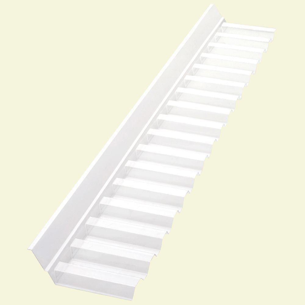 4 ft. Clear Polycarbonate Wall Connector Flashing - Super Arbor