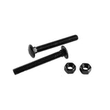 Everbilt 16-3/8 in. x 3 in. Galvanized Steel Black Carriage Bolt and Nut (10-Pack)
