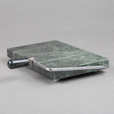 Natural Green Marble Stone 5 in. L x 8 in. W Cheese Slicer, Butter Cutter with Replacement Wire