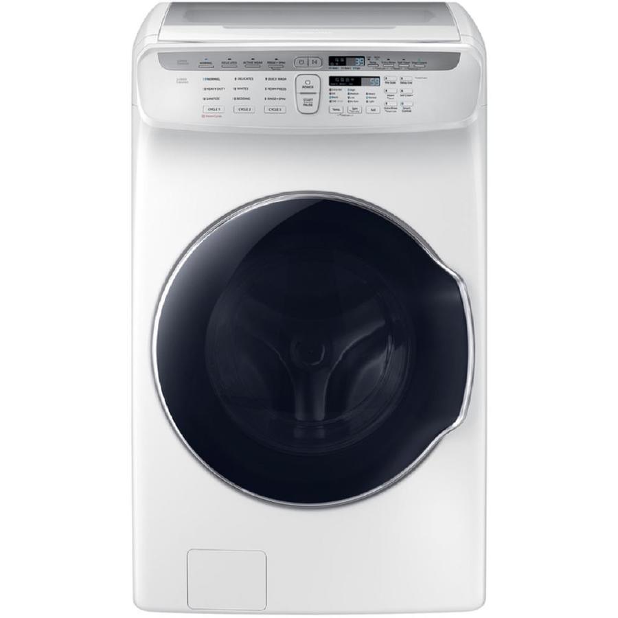 Samsung FlexWash 5.5-cu ft High Efficiency Primary Washer Only Front-Load Washer (Black Stainless Steel) ENERGY STAR - Super Arbor