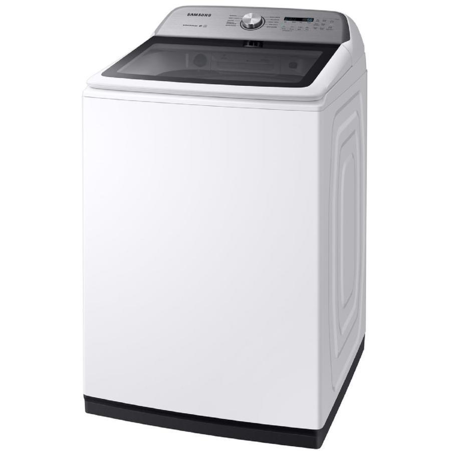 Samsung 5.4-cu ft High Efficiency Top-Load Washer (Fingerprint Resistant Black Stainless Steel) ENERGY STAR - Super Arbor